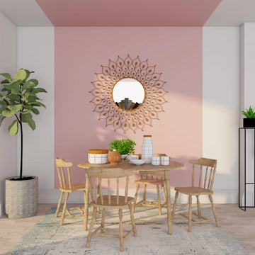 Bohemian Style Compact Convenient Dining Room Design